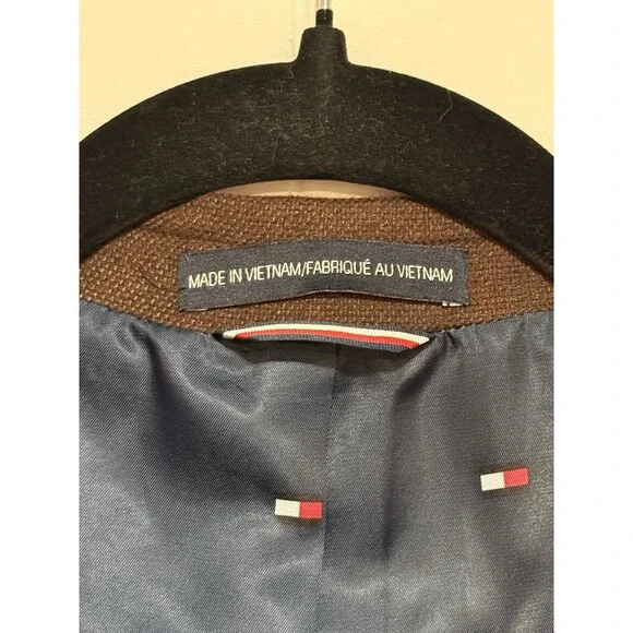Tommy Hilfiger Men's Brown Modern Suit Jacket Size 48R - Two-Button Jacket Suit - Picture 3 of 15